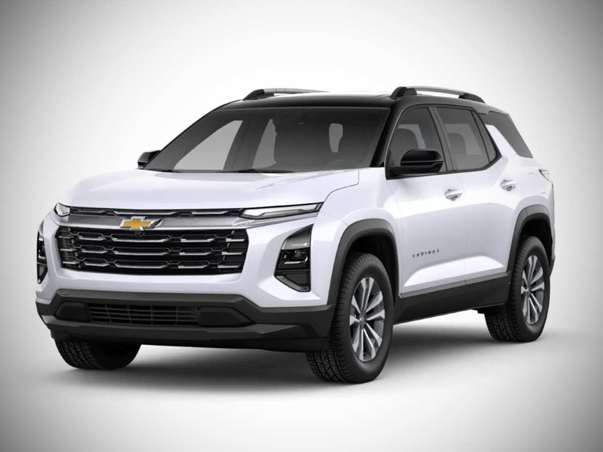 2025 Chevrolet Equinox LT Summit White with Mosaic Black Metallic roof ...