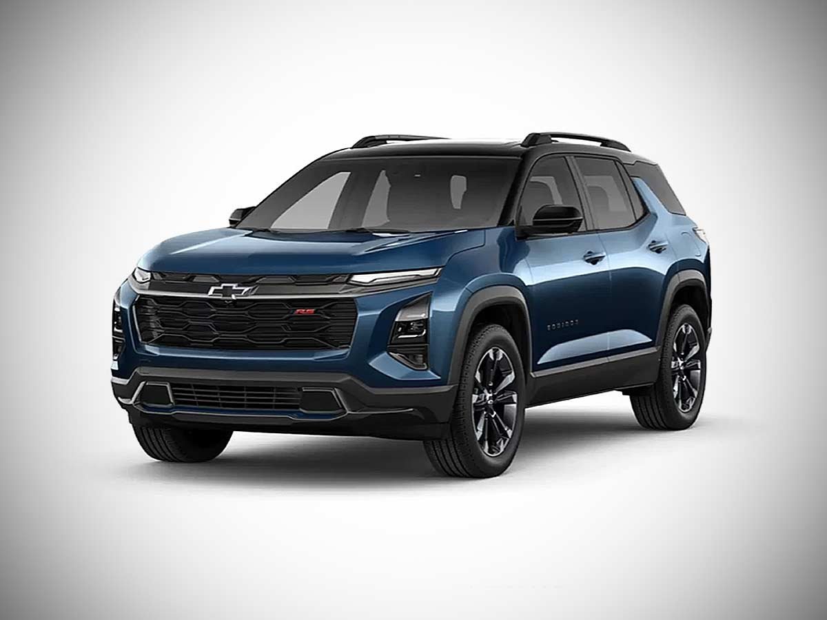 2025 Chevrolet Equinox RS Lakeshore Blue Metallic with Mosiac Black