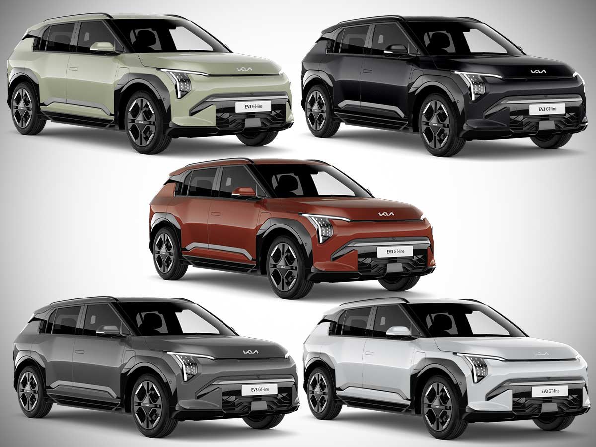 2024 Kia EV3 GT Line Color Options