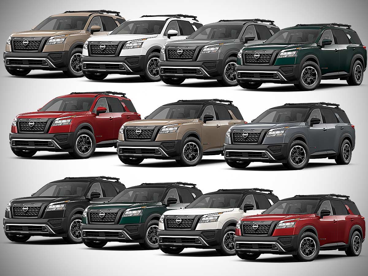 2024 Nissan Pathfinder Rock Creek Color Options